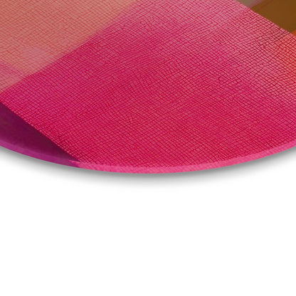 Glasschilderij Roze tinten I 50 Rond - Reinders