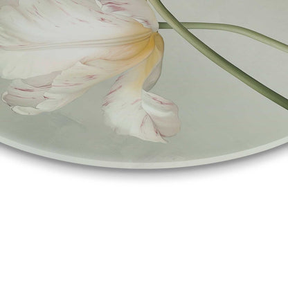 Glasschilderij Tulpen 50 Rond - Reinders