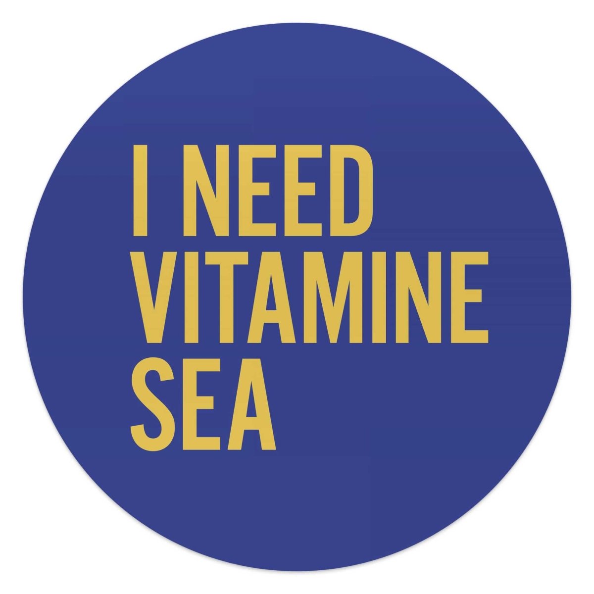 Glasschilderij Vitamin Sea 50 Rond - Reinders