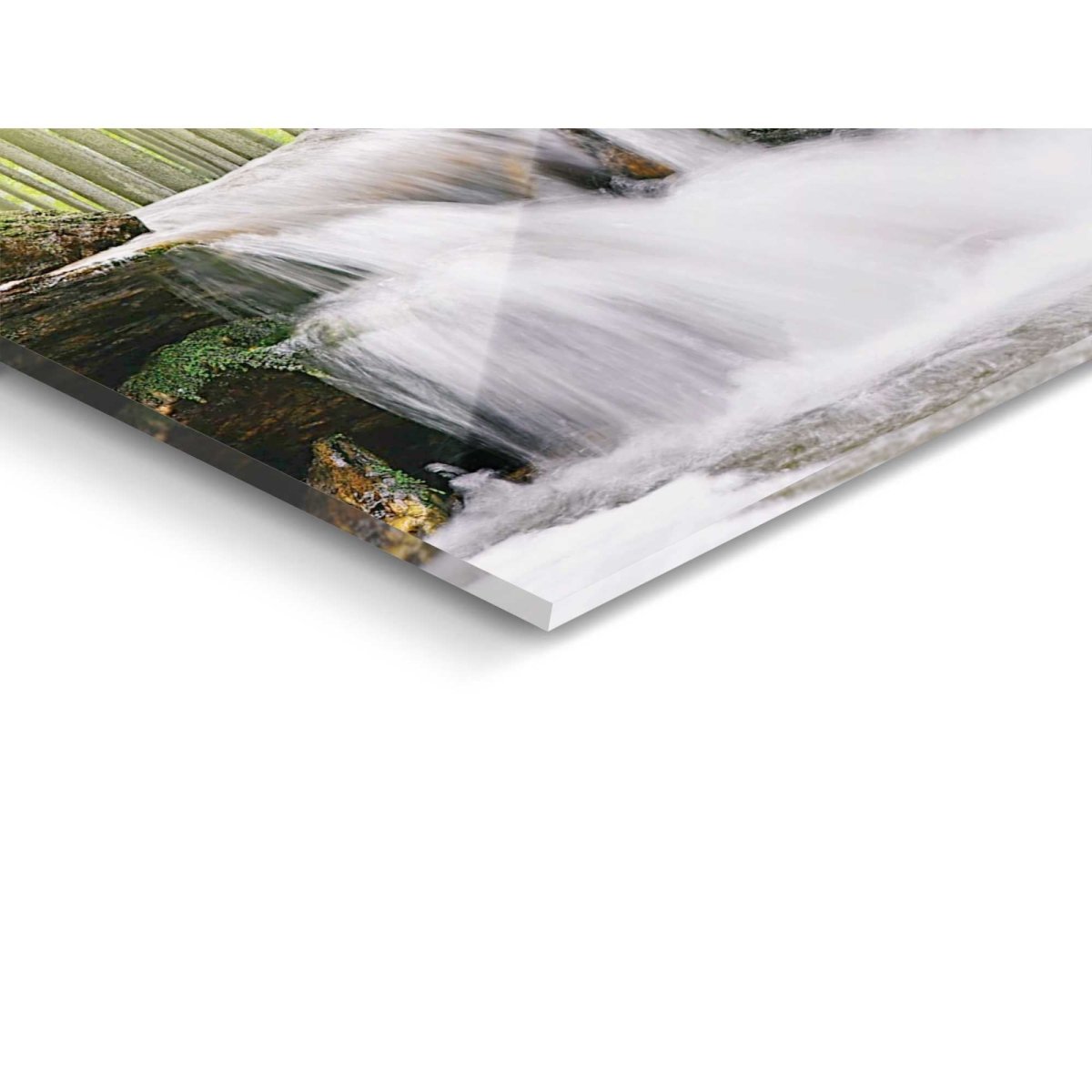 Glasschilderij Waterval 30x30 - Reinders