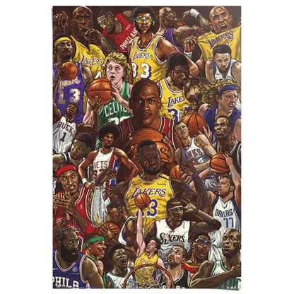 Poster Basketball Superstars 91,5x61 - Reinders