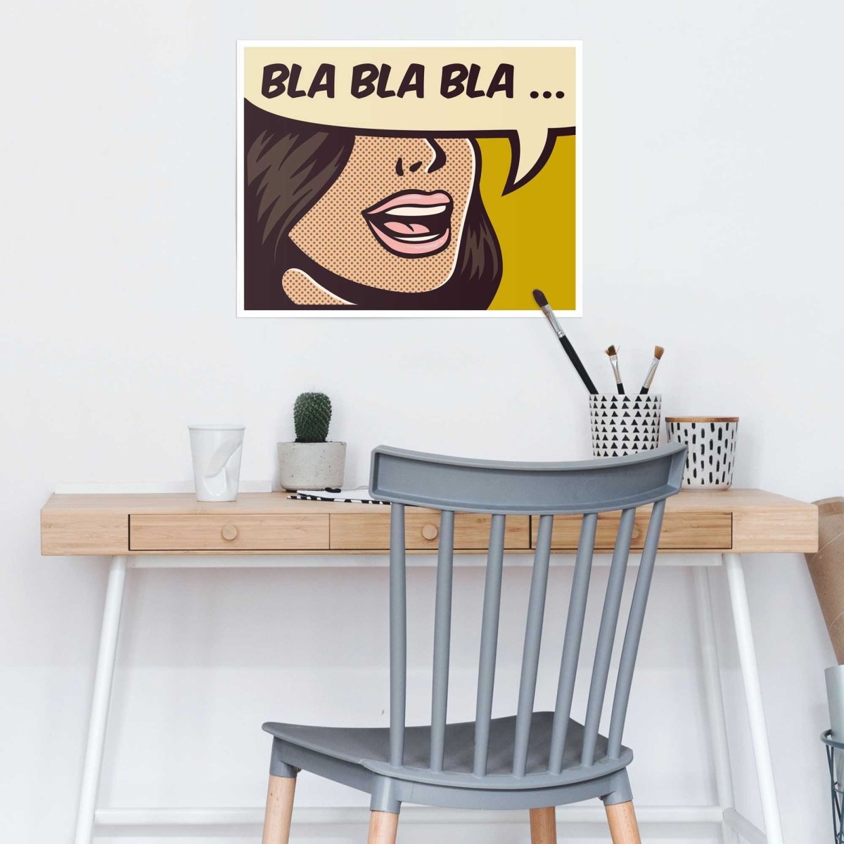 Poster Bla Bla Bla 40x50 - Reinders