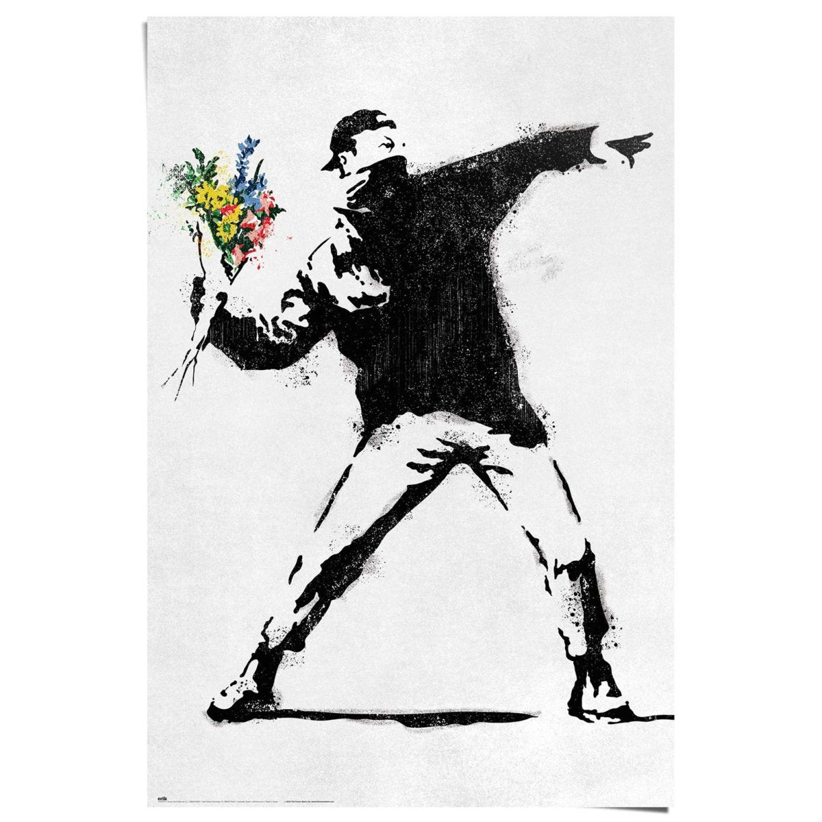 Poster Brandalised - the flower thrower 91,5x61 - Reinders