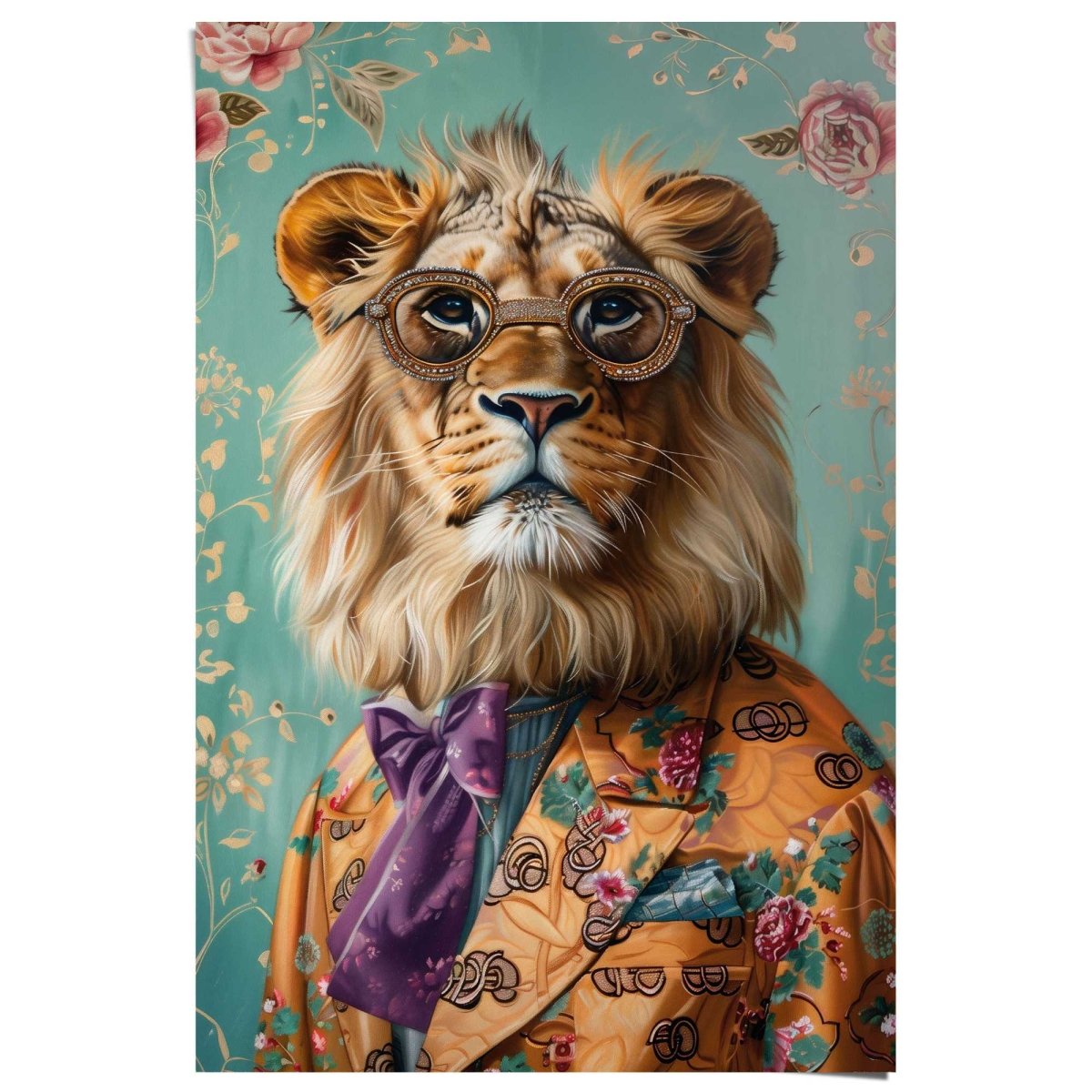 Poster Dandy Lion Portrait 91,5x61 - Reinders