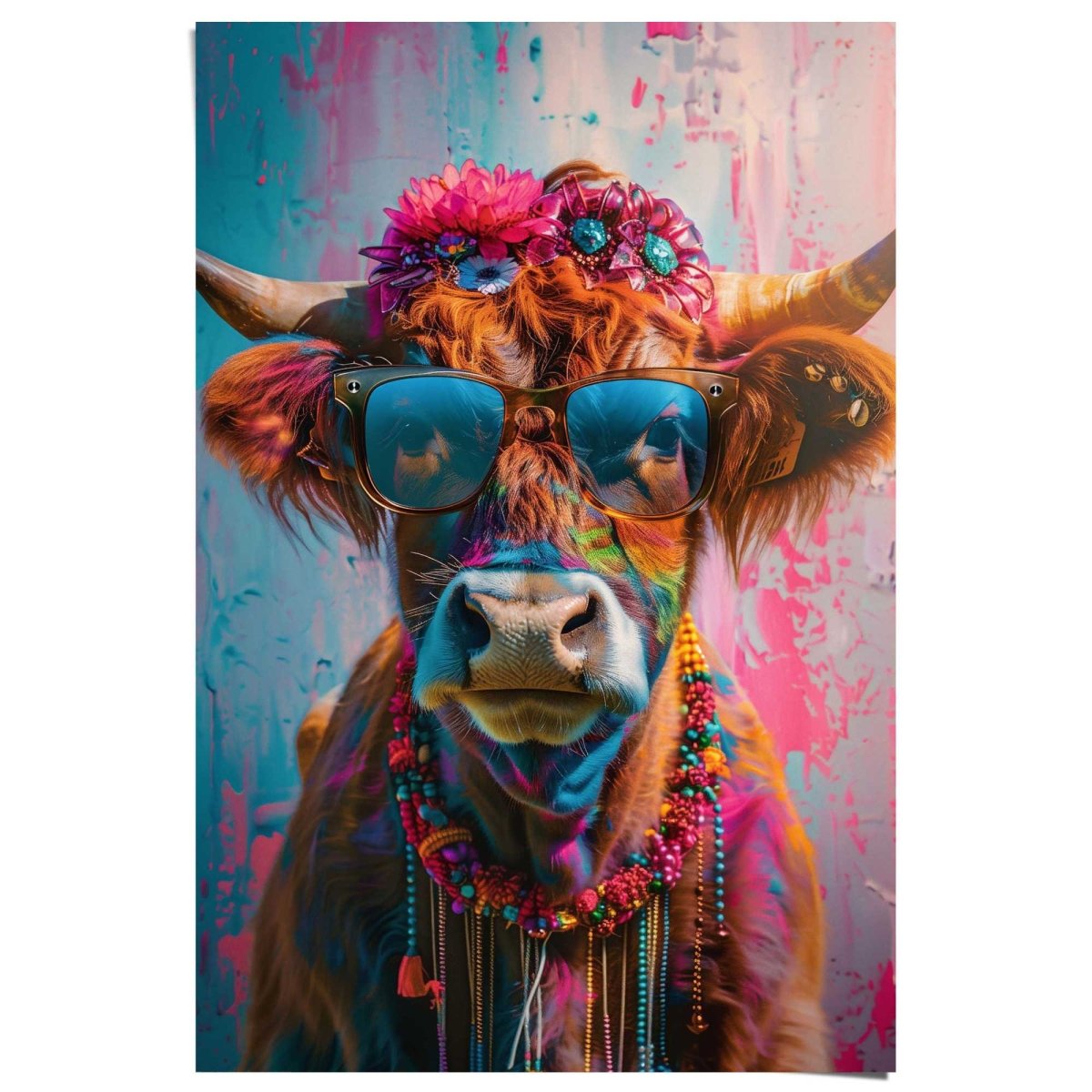 Poster Festival Cow 91,5x61 - Reinders