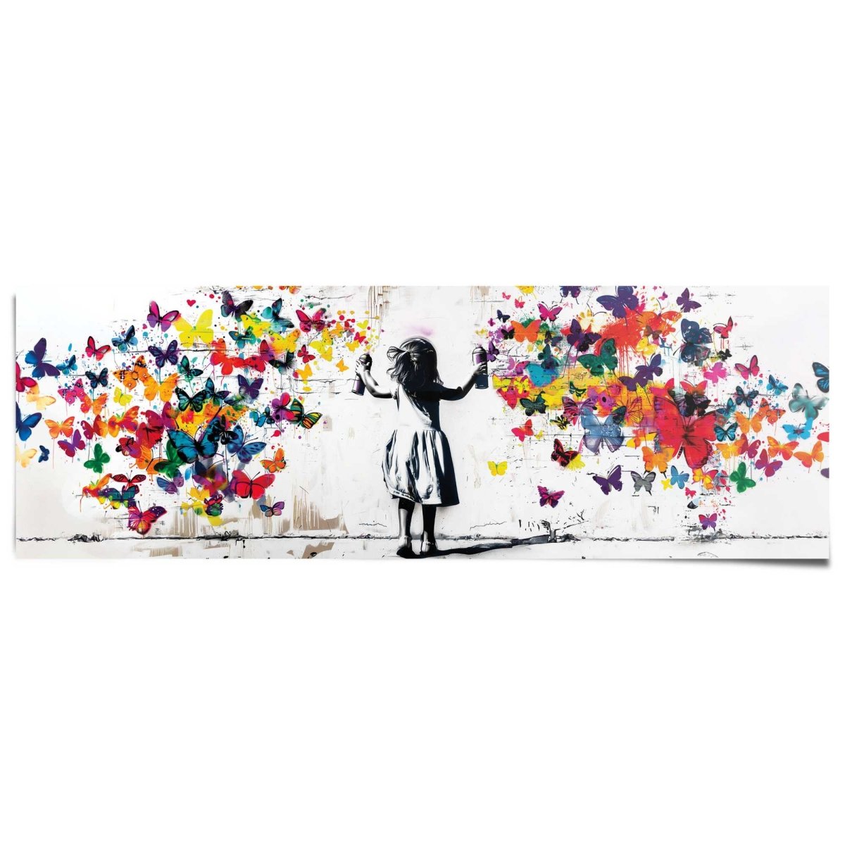 Poster Girl Spraying 53x158 - Reinders