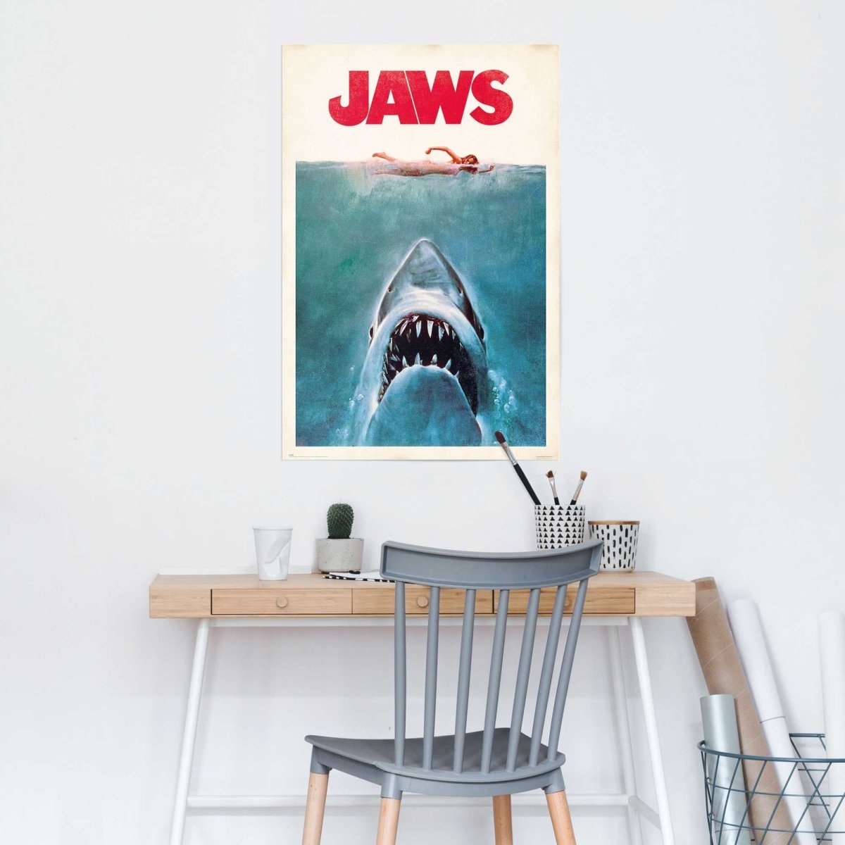 Poster Jaws 91,5x61 - Poster - Reinders