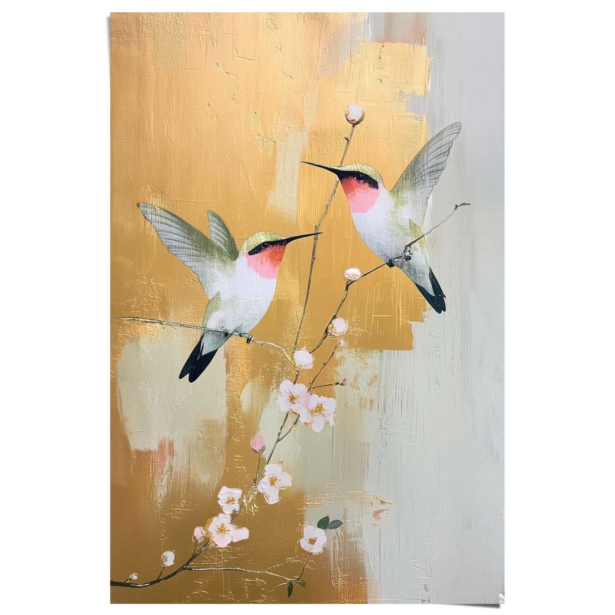 Poster Kolibrie Duo 91,5x61 - Poster - Reinders