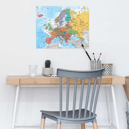 Poster Landkarte Europa 40x50 - Reinders