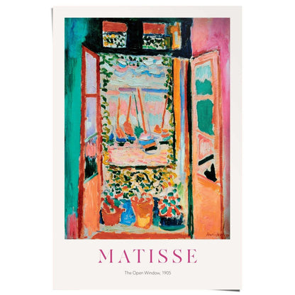 Poster Matisse - window 91,5x61 - Reinders