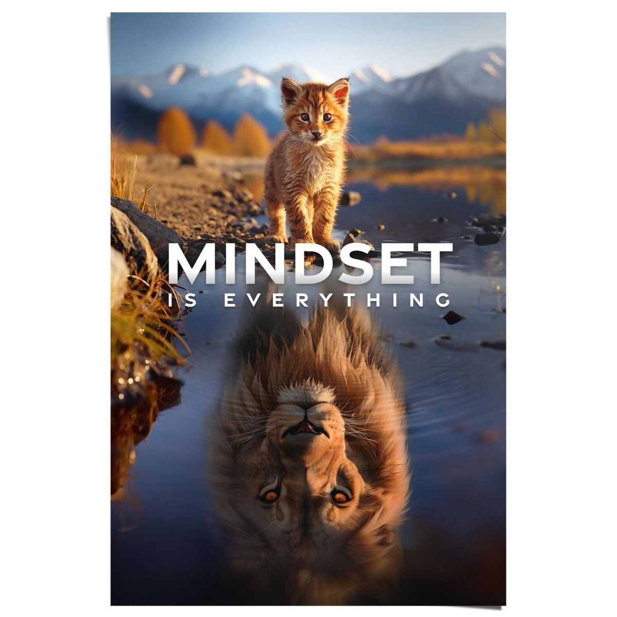 Poster Mindset is Everything 91,5x61 - Reinders