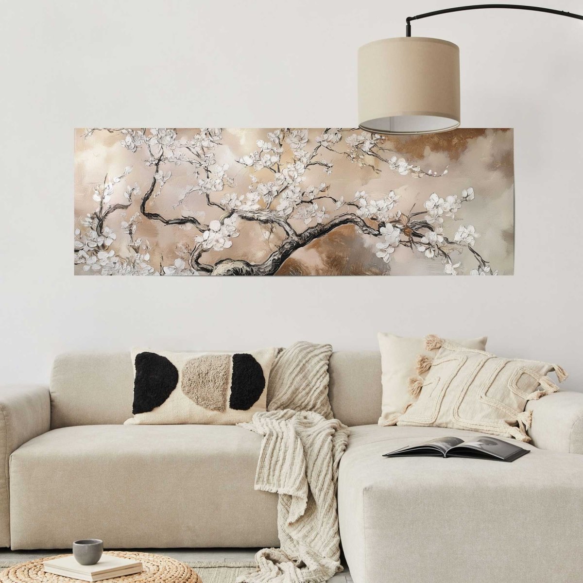 Poster Rustieke bloesems 53x158 - Reinders