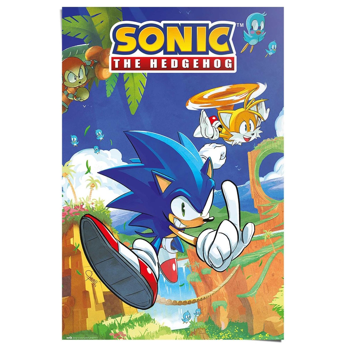 Poster Sonic the Hedgehog - sonic & tails 91,5x61 – Reindersshop