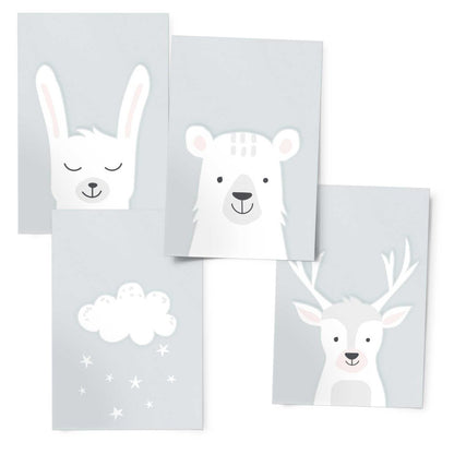 Premium Poster set Blue Sweeties 30x20 - Reinders