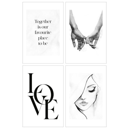 Premium Poster set Together 30x20 - Art Print - Reinders
