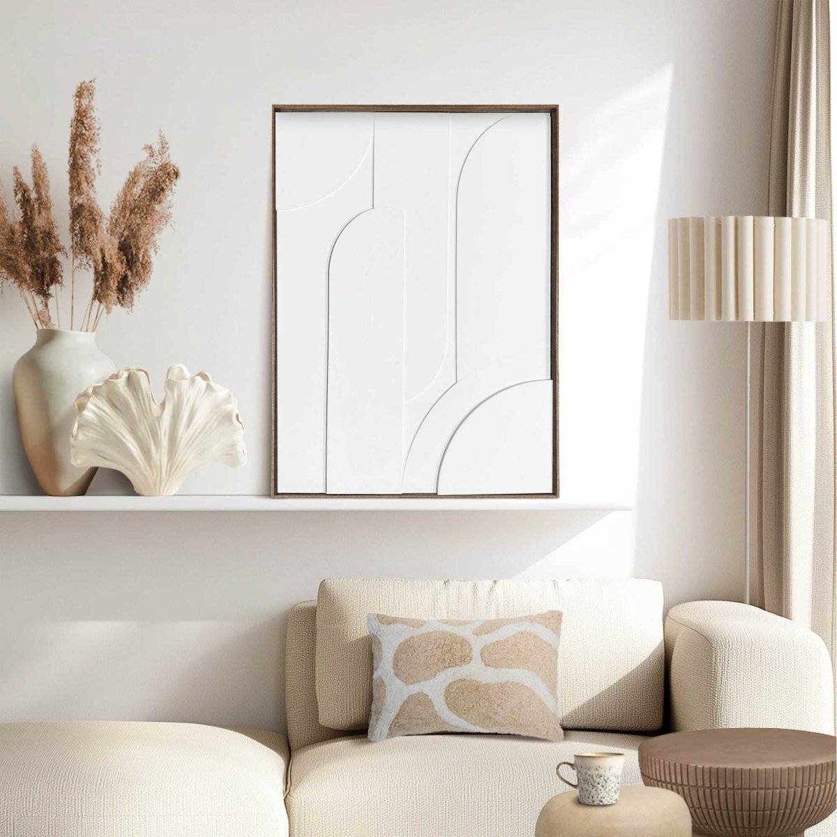 Schilderij 3D Art Layered Geometrics 70x50 - Reinders