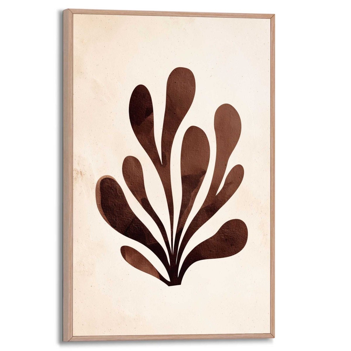 Schilderij Abstracte Plant 30x20 - Slim Frame - Reinders