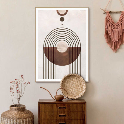 Schilderij Abstracte vormen 1 70x50 - Reinders