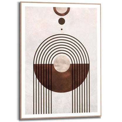 Schilderij Abstracte vormen 1 70x50 - Reinders