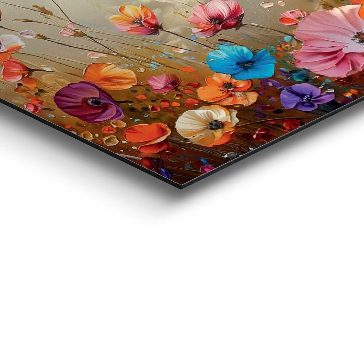 Schilderij Bloemenveld 30x90 - Deco Panel - Reinders