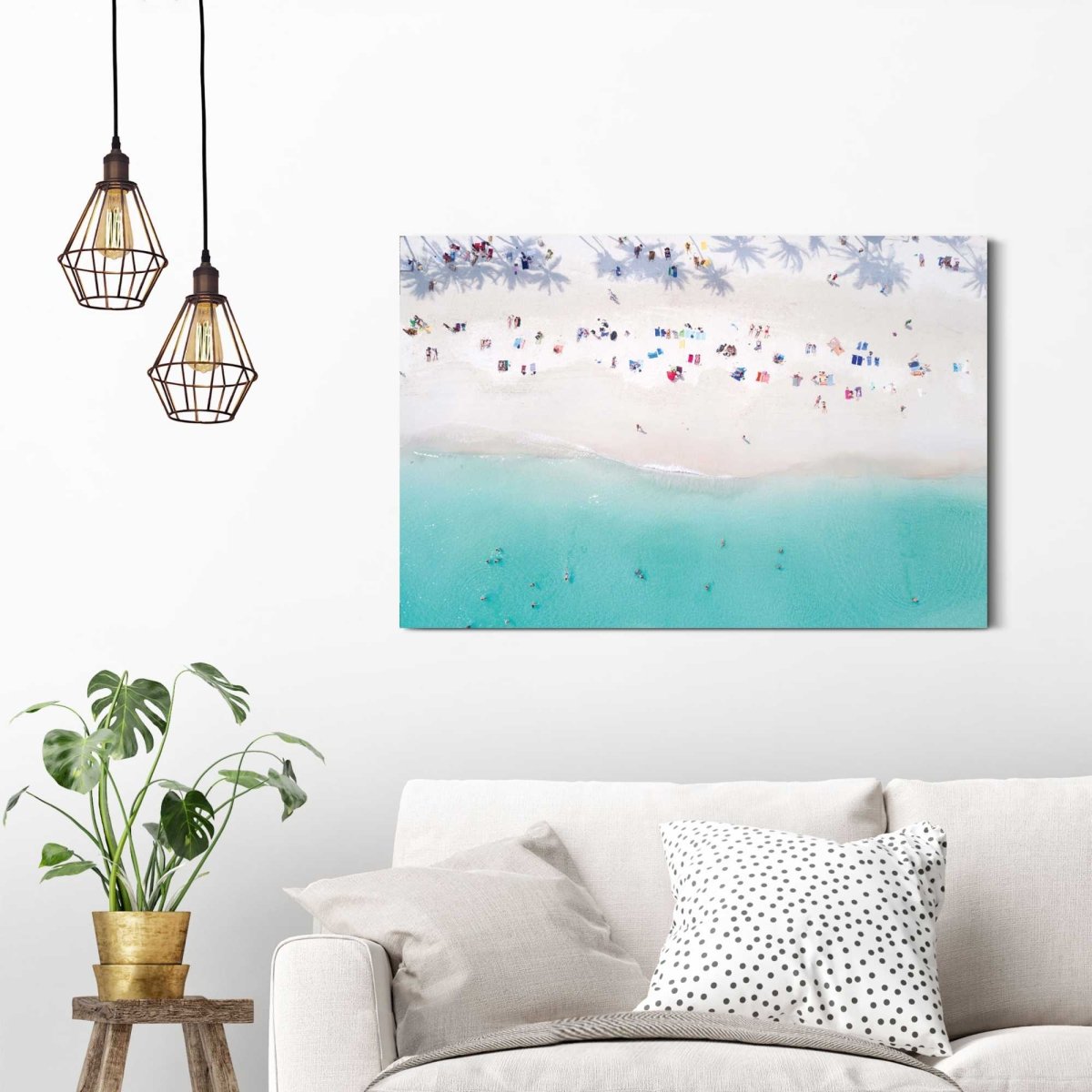 Schilderij Dagje aan het strand 60x90 - Reinders