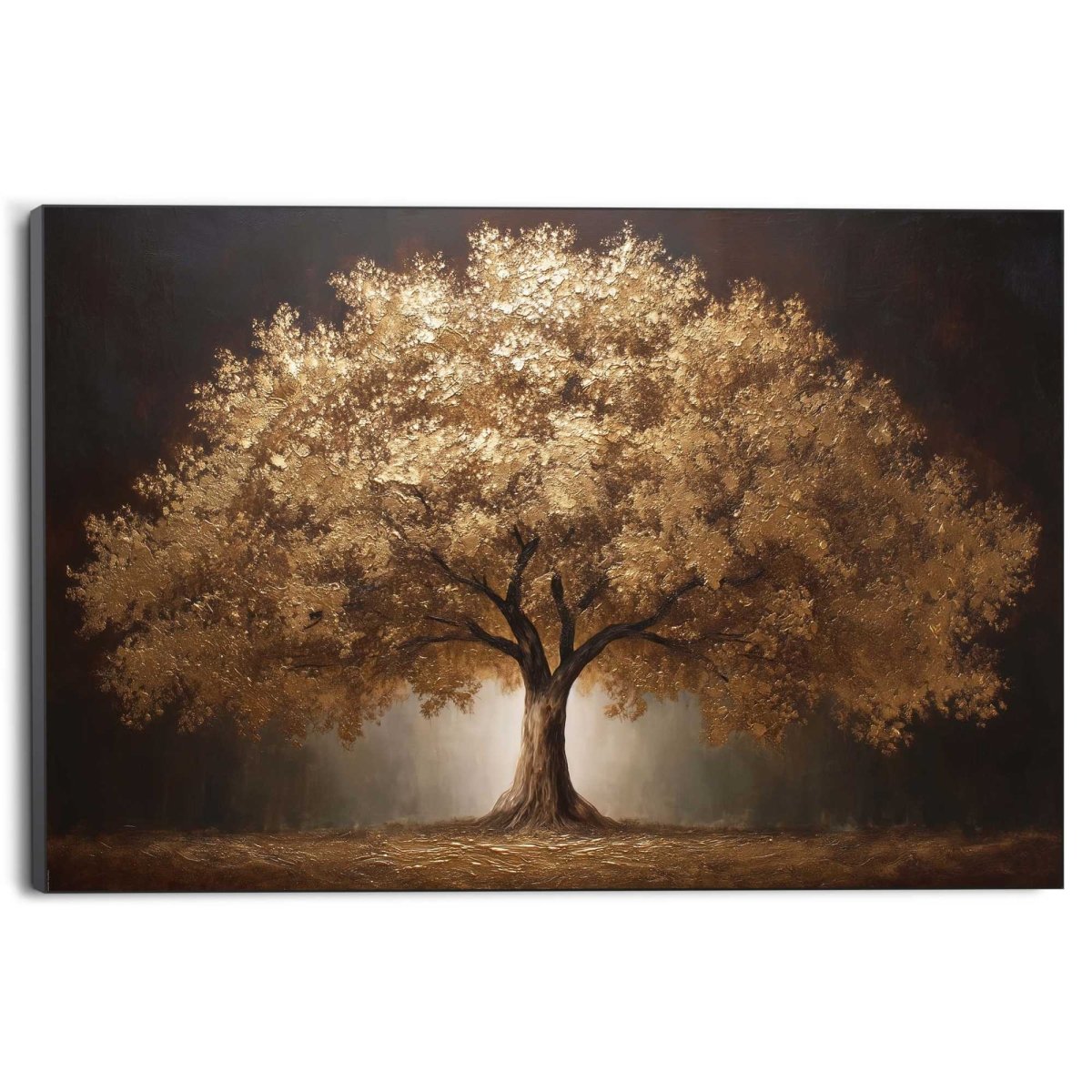 Schilderij De Gouden Boom 100x140 - Framed Panel - Reinders