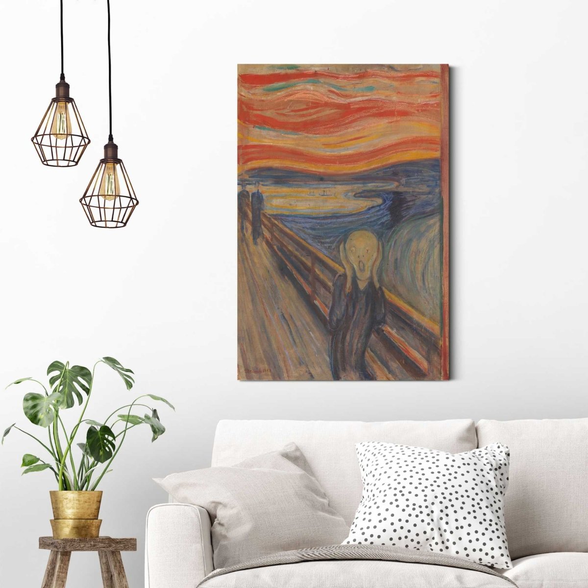 Schilderij De Schreeuw 90x60 - Reinders