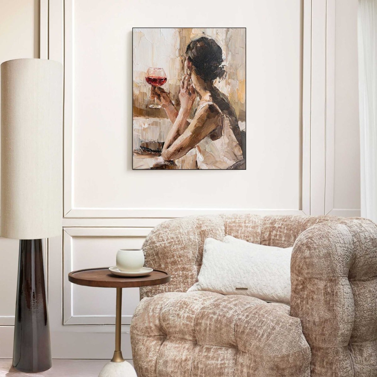 Schilderij Een Stil Moment 40x50 - Framed Panel - Reinders