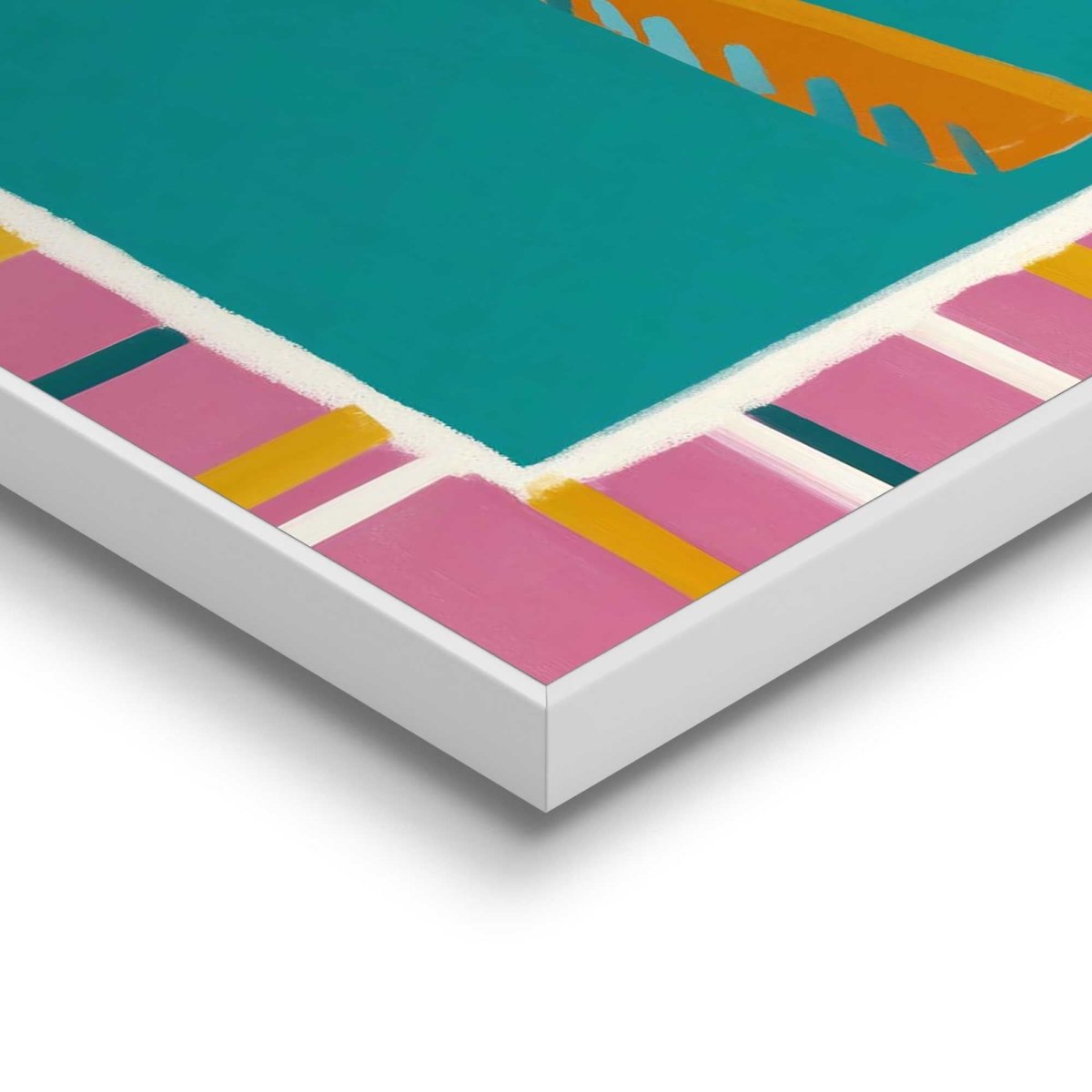 Schilderij Palmillustratie 30x20 - Slim Frame - Reinders