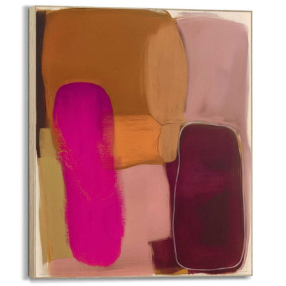 Schilderij Roze compositie 40x50 - Framed Panel - Reinders
