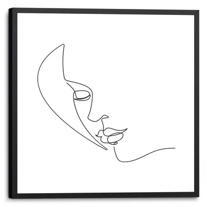 Schilderij Silhouet 53x53 - Reinders
