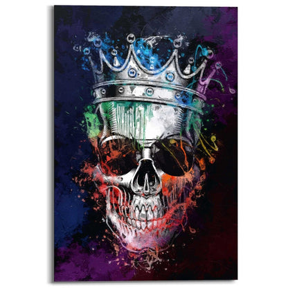 Schilderij Skull Crown 90x60 - Reinders