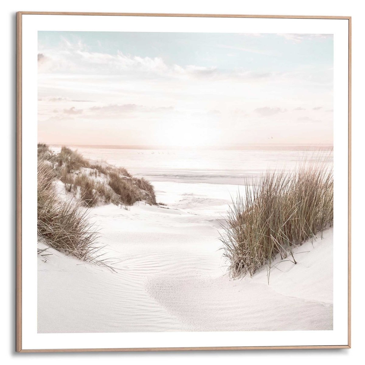 Schilderij Strand Horizon 50x50 - Reinders