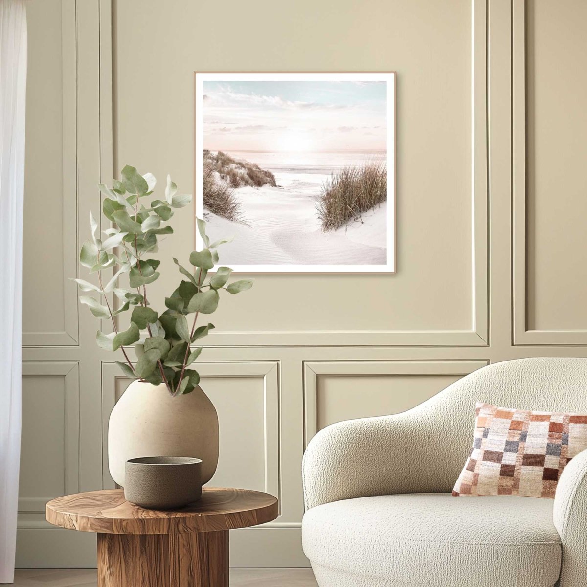 Schilderij Strand Horizon 50x50 - Reinders