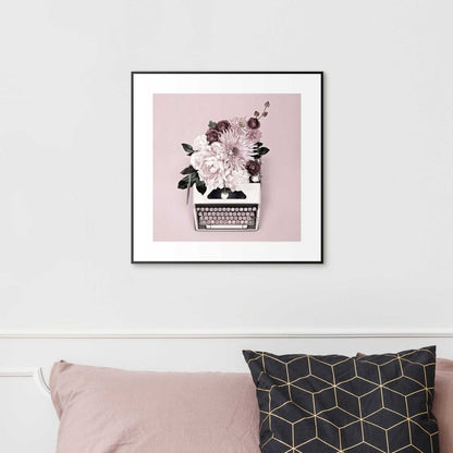 Schilderij Typmachine 53x53 - Reinders