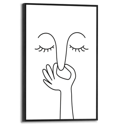 Schilderij Vieze Lucht 30x20 - Slim Frame - Reinders