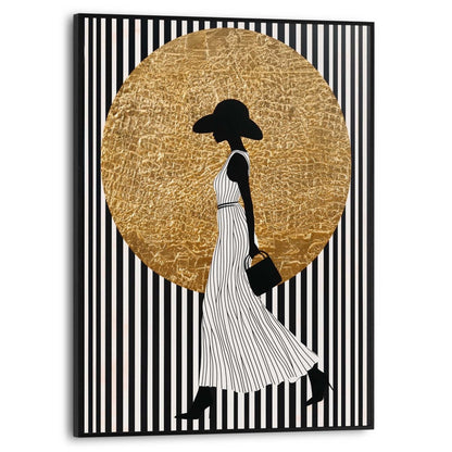 Schilderij Walking Lady 40x30 - Reinders