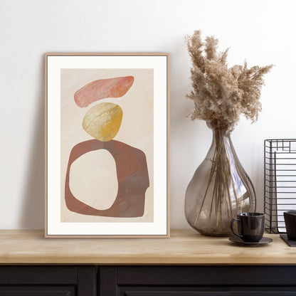 Schilderij Watercoloured Stones 30x20 - Reinders