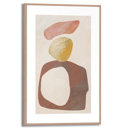 Schilderij Watercoloured Stones 30x20 - Reinders