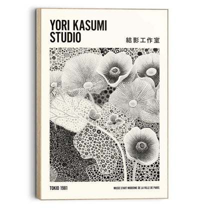 Schilderij Yori Kasumi - Zwart - Wit 60x90 - Framed Panel - Reinders