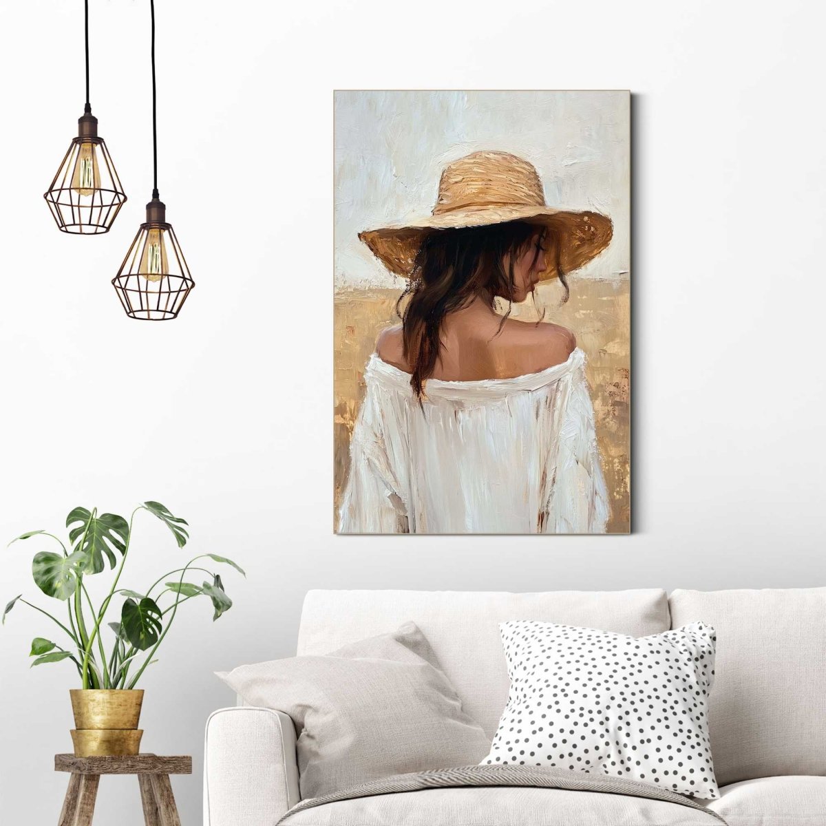 Schilderij Zachte Zomer 60x90 - Framed Panel - Reinders