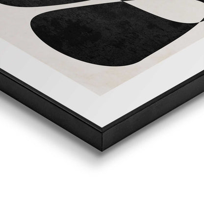 Schilderijen set Abstract Twin Black Set 50x40 - Reinders
