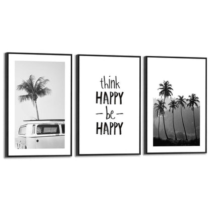 Schilderijen set Holidays 30x20 - Slim Frame - Reinders