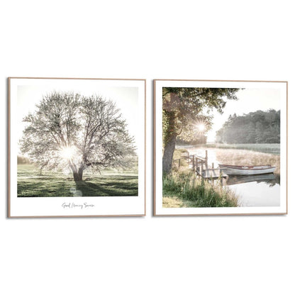 Schilderijen set Nature Vibe 50x50 - Reinders