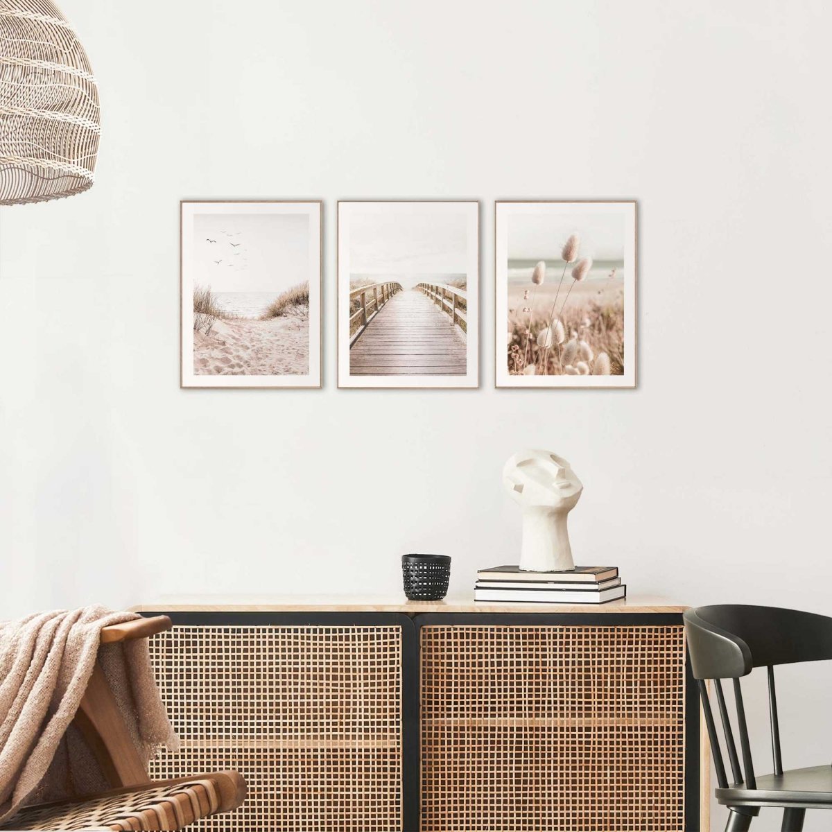 Schilderijen set Strand Kust 40x30 - Reinders