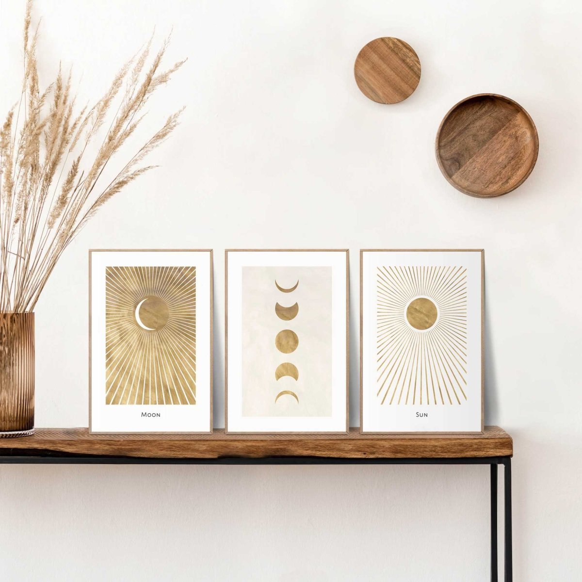 Schilderijen set Sun & Moon 30x20 - Reinders