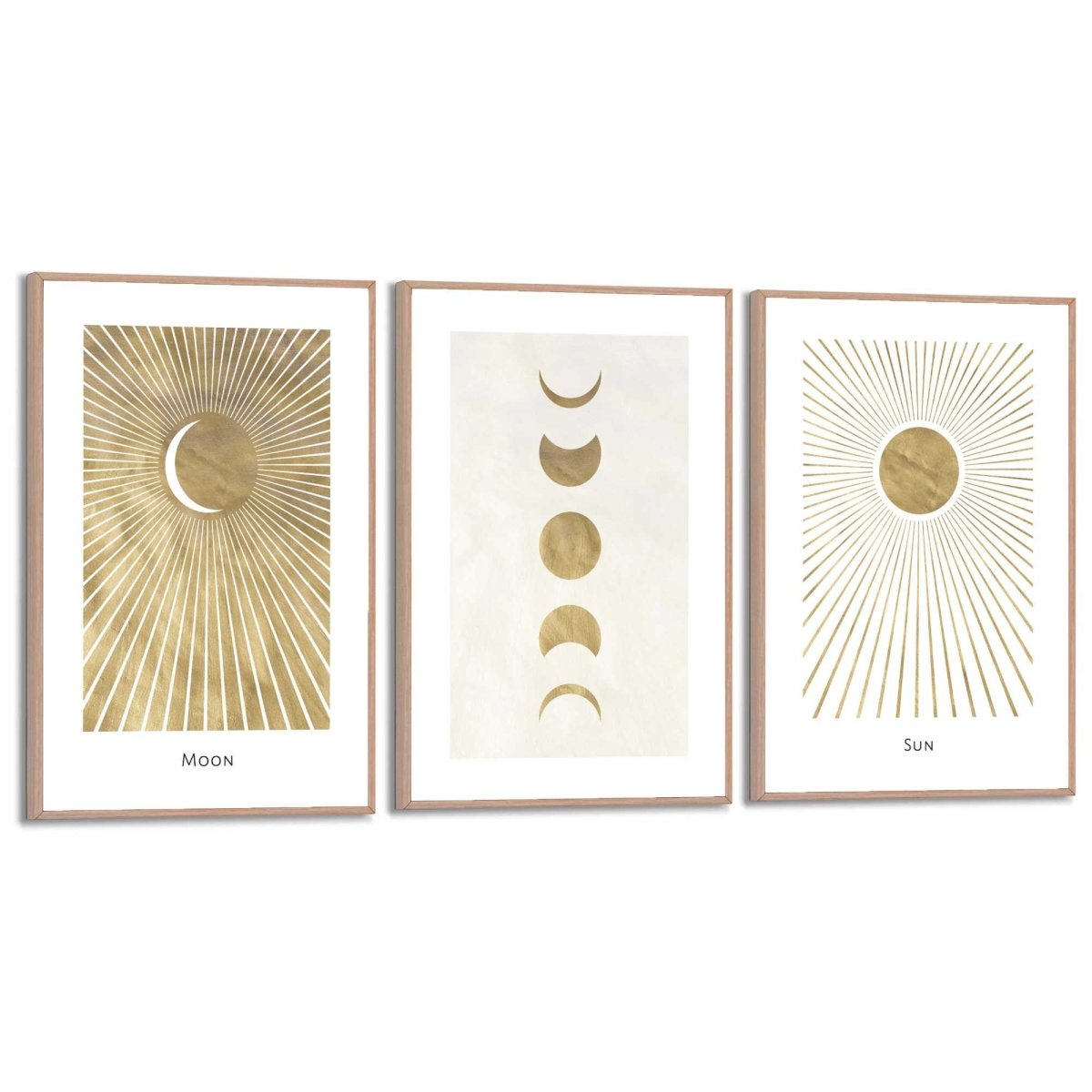 Schilderijen set Sun & Moon 30x20 - Reinders