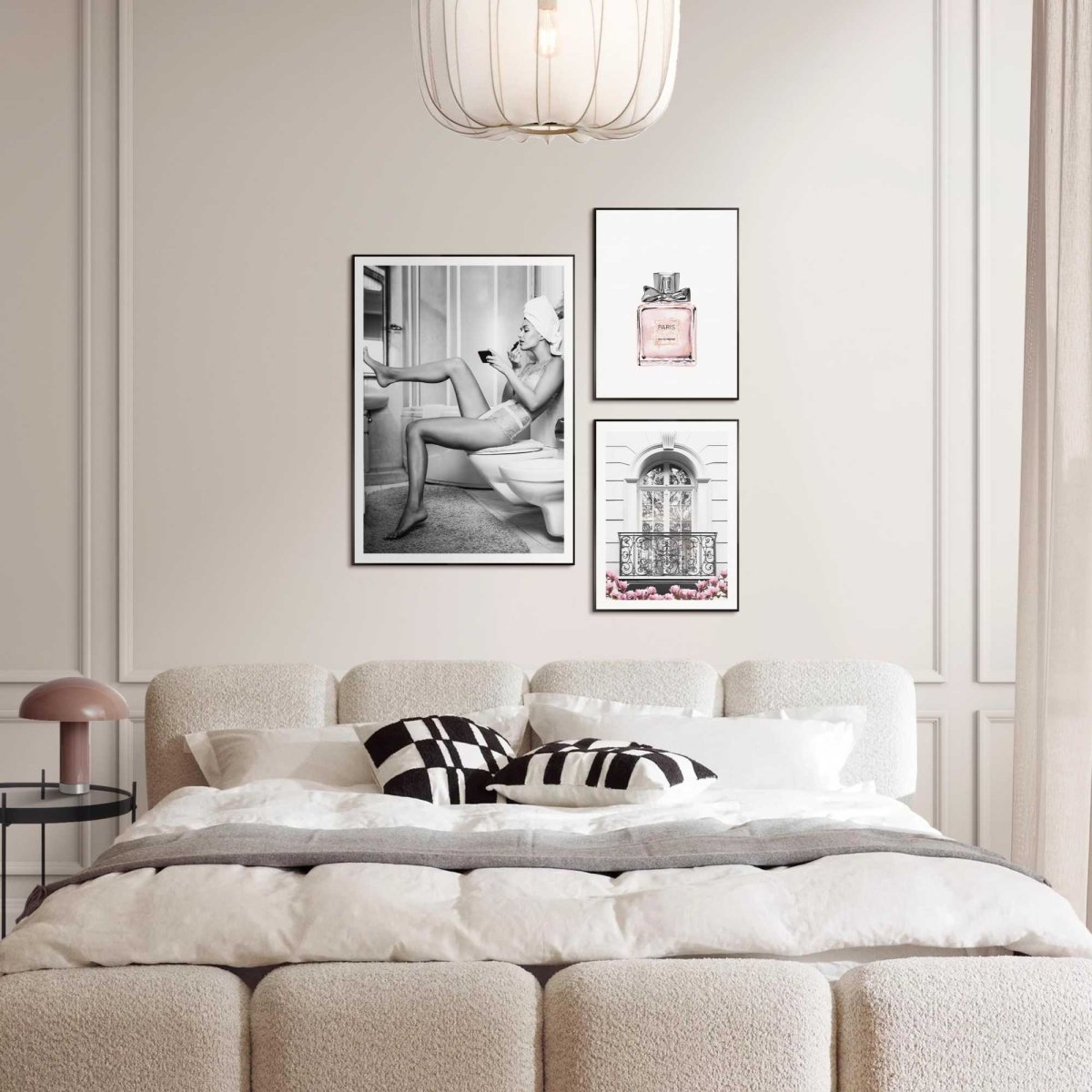 Set wanddecoratie in diverse formaten Parijs voorbereidingen 70x50 - Slim Frame - Reinders