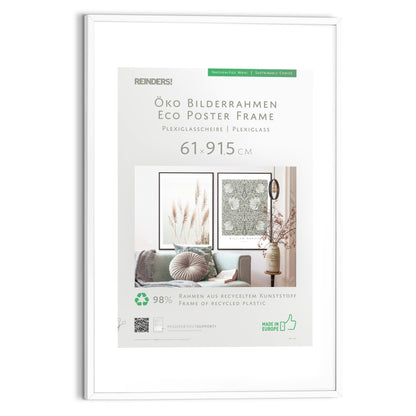 Wissellijst kunststof wit Poster 61x91,5