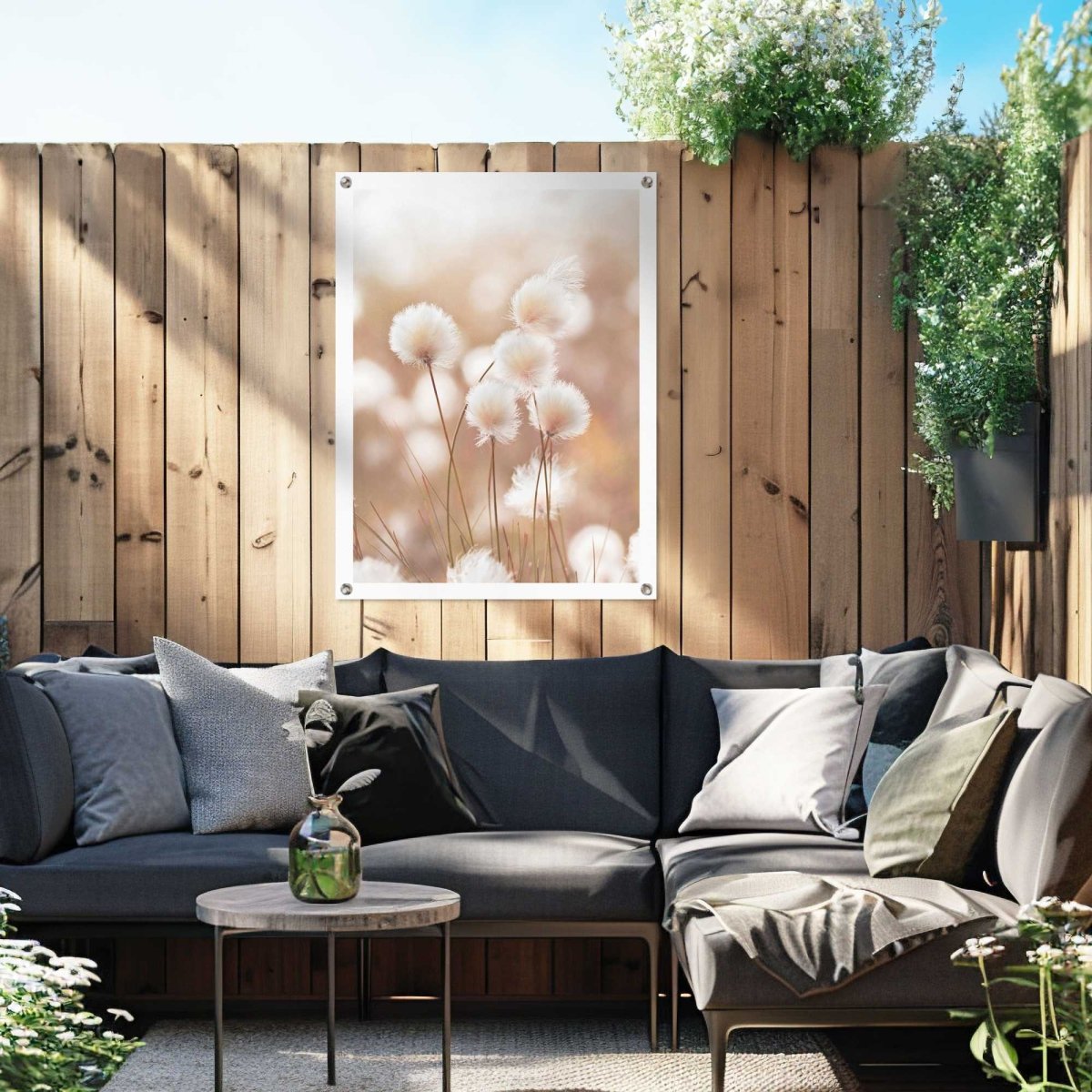 Tuinposter Cotton Field 80x60 - Reinders